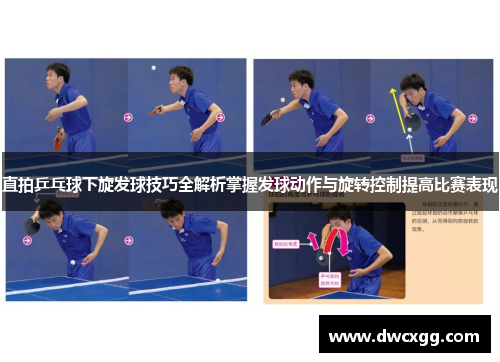 直拍乒乓球下旋发球技巧全解析掌握发球动作与旋转控制提高比赛表现