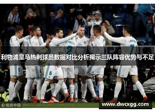 利物浦皇马热刺球员数据对比分析揭示三队阵容优势与不足
